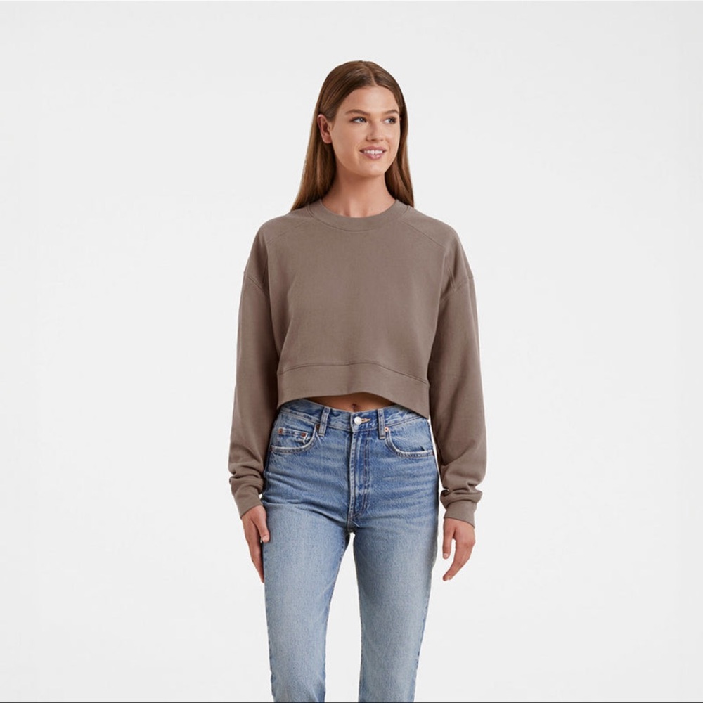 Nuuds cropped crewneck sweatshirt